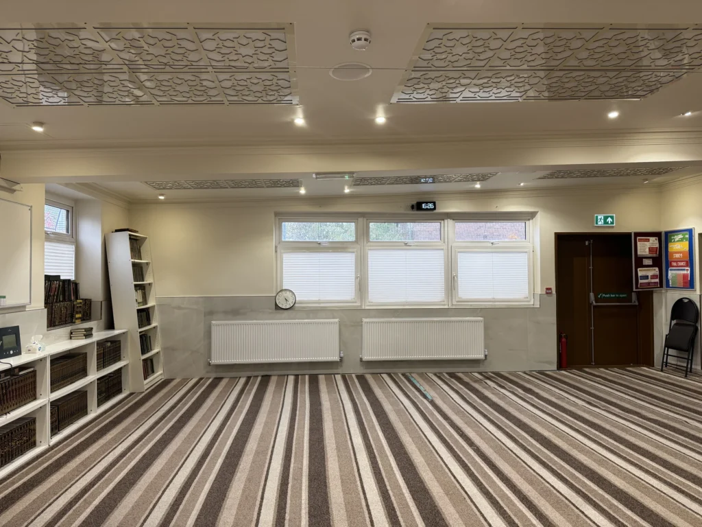 The radiators in their new positions beneath the side-wall windows.