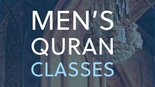 Men's Qur'ān Classes