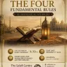 Poster: Explanation of the Four Fundamental Rules, every Thursday 8:30pm from 4 June at the Salafi Centre