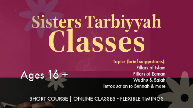 Sisters' Tarbiyyah Classes